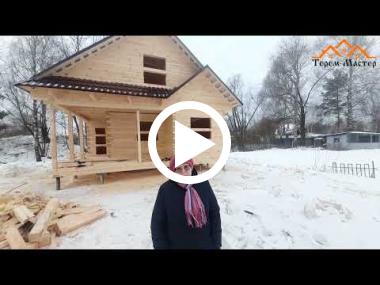 Embedded thumbnail for Дом из профилированного бруса (7х7)